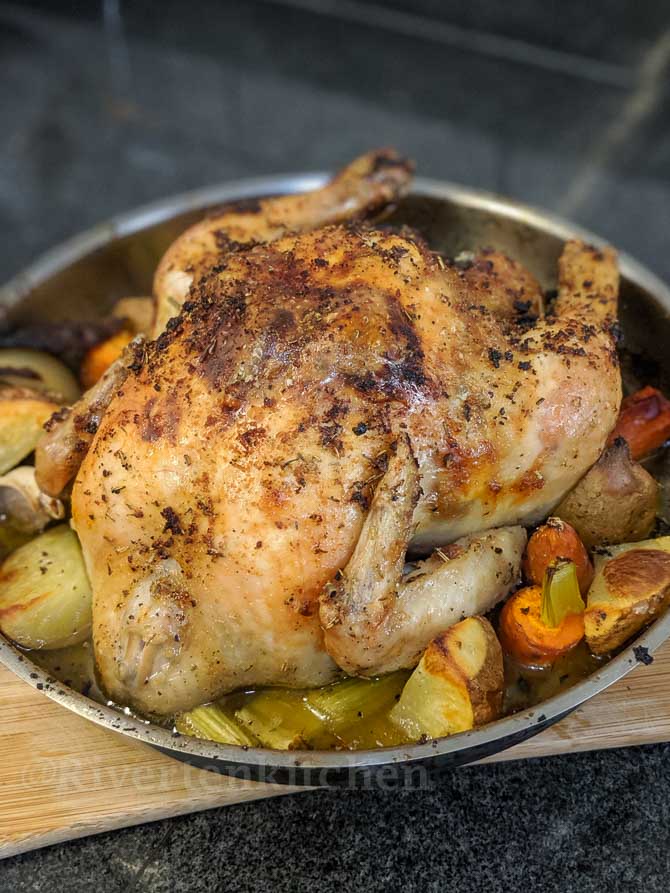simple roasted chicken