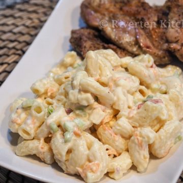 Baked Chicken and Macaroni Salad