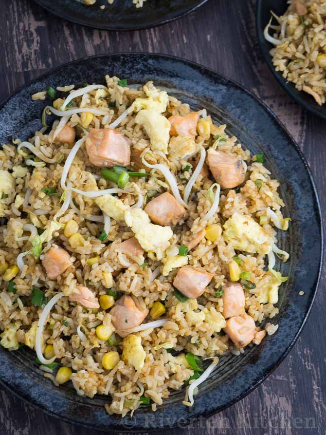 how to cook seafood fried rice