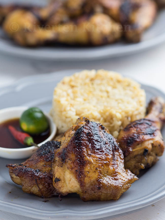 Chicken Inasal BBQ Grilled with rice