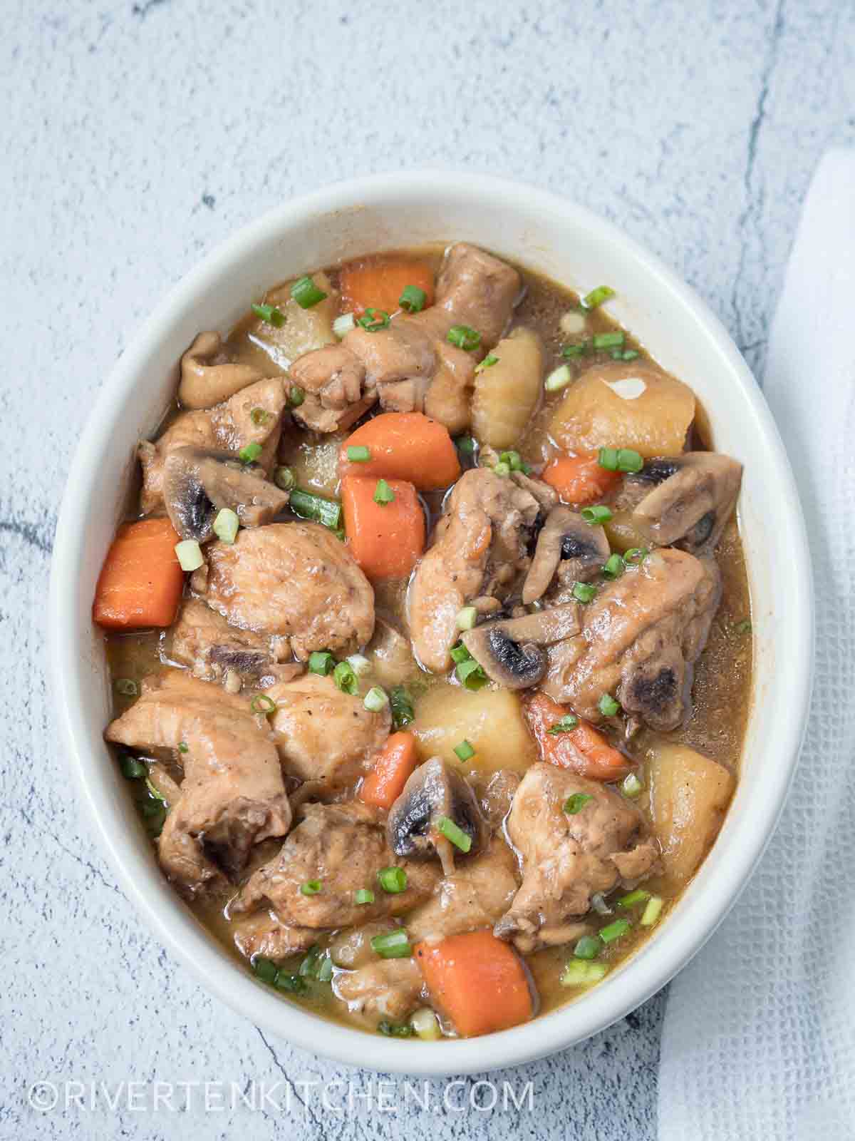 Asian Chicken Stew Recipe