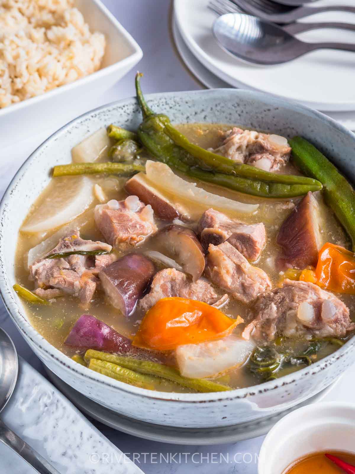 Filipino Pork Tamarind Soup
